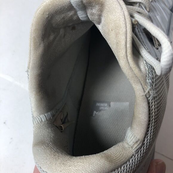 Nike Cleats Baseball Men's Size 12 Mike Trout Max Air Gray White Metal READ B4 - Picture 15 of 16